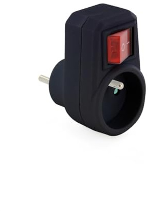 CHACON Prise on/Off - Easy Switch - Noir