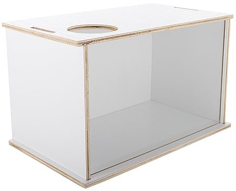 POPETPOP Holz Sandbadebox Für Chinchillas Und Hamster Multifunktionale Badewanne Leicht Zu Reinigen Für Haushalt Und Zoohandlungen