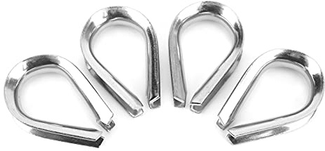 Pulble de acero inoxidable, 4 piezas de 12 mm de cable de cable de alambre de 12 mm M12.