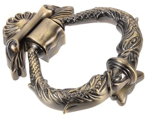 DYHWAC Retro Door Knocker Decor Decorative for Security Vinta European Front Zinc Alloy Metal