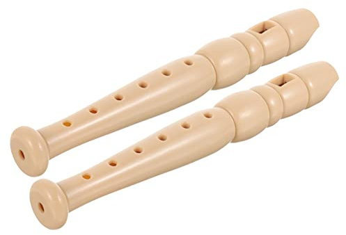 VICASKY 2 Stück Klarinetten Kunststoff Flöten für Anfänger Robuste und Langlebige Musikinstrumente für Musikalische Früherziehung und Entwicklung der Musikalität von Kindern