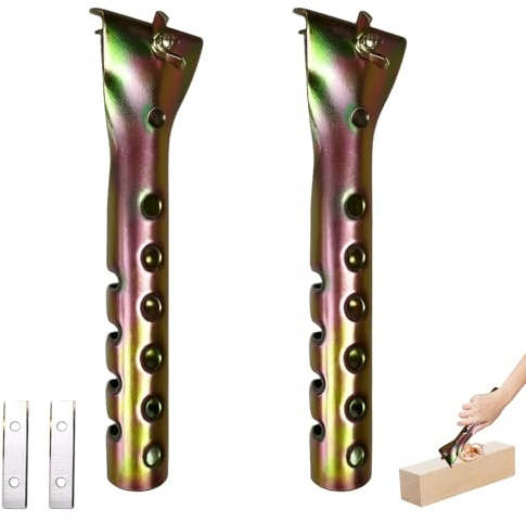 Girihe 2 PCS Heavy Duty Scraper, 4.5CM Scrappers Tool Carbide Scraper Premium Ergonomic Paint Scrapers for Removing Paint Glue Grout Varnish Resin & Rust