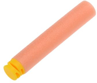 ORFOFE 100 pezzi Dardi Z Soft Head Sicuri in EVA per Gioco di Guerra Ragazzi e Ragazze Proiettili Morbidi Compatibili con Blaster Originali Materiale Ecologico Resistente Arancione
