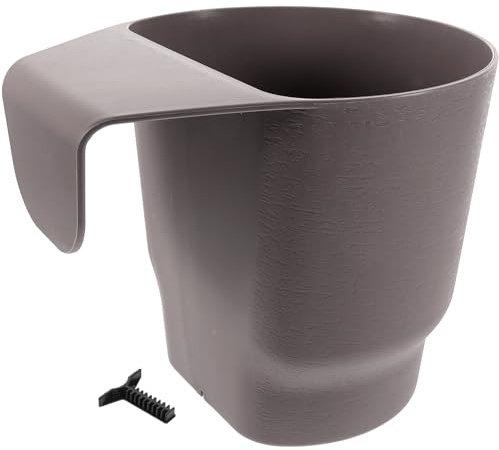 SHINEOFI Pot De Fleurs Suspendu Jardinière De Clôture pour Balcon Et Fenêtre 10 Cm Espace De Stockage d'eau Et Design Pratique
