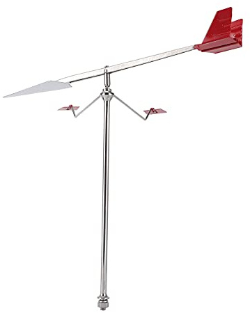 ACOGEDO Girouette Marine Indicateur de Direction du Vent en Acier Inoxydable 304 pour Yacht, Bateau, Navigation, Indique le Vent et le Démarrage de la voile. Aide à la Direction et à la Vitesse du