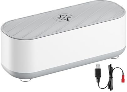Ultraschall-Reinigungsgerät, 45.000 Hz, Hochfrequenz-Vibrationswaschgerät, Waschen Von Schmuck, Brillen, Uhrenringen, Zahnersatzreiniger Super Effiziente Reinigung(USB Rechargeable)