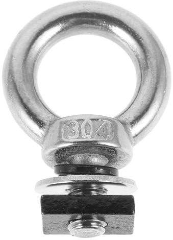TOPPERFUN Perno en T para Portaequipajes de Techo M8 Anillo de Amarre, Tornillo de Fijación para Cargas Pesadas, Accesorio para Uso Exterior en Vehículos y Transporte