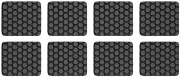 Geavonyg 4/8 / 16pcs Silicone Keyboard Covers Stickers Noise Reducing Nonslip Pad for Laptop and Computer Keyboard Keycap Anti Slip Stickers
