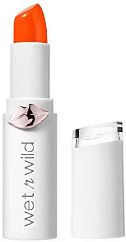 Wet n Wild - MEGALAST LIPSTICK - Barra de Labios Hidratante con Color Intenso, con Acabado Brillante - Larga Duración - Vegana - Tanger-ring the Alarm, Acabado Brillante - 1 Unidad
