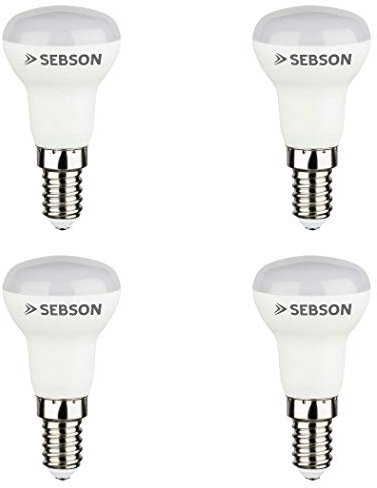 SEBSON® LED Lampe E14 R39 Reflektor 3W warmweiß 3000k, ersetzt 20W, 200lm, Ra97, 230V LED Leuchtmittel flimmerfrei, E14 R39 Reflektorlampe, 4er Pack