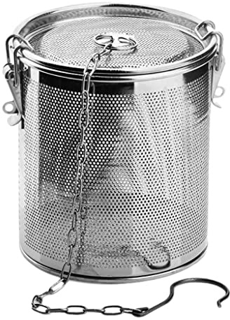 Fenteer Gewürzsieb Teesieb sieb Gewürzfilter Gewürzkugel Kräutersieb Teefilter, 1.3 l
