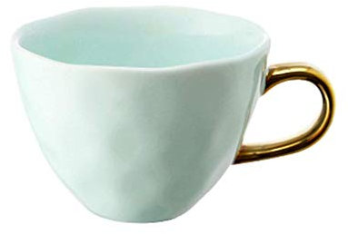 Tazza di caffè Tazze da caffè Multicolore con Impugnatura Oro Ceramica Latte caffè Espresso Tazze Grande Colazione Latte tè Tazza d'Acqua Regali Unici (Color : D)