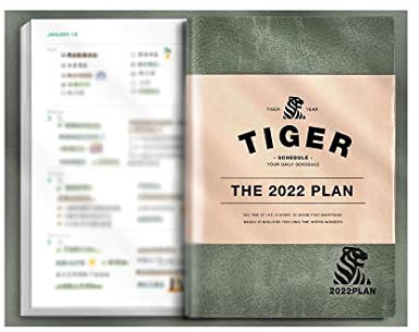 LCJQ Taschenkalender 2022Pu-Leder A7 Agenda 2022 Notizbuch-Planer 96 Blatt Tragbarer Tages-Wochen-Plan Notizblock Journal Schule SchreibwarenLebensplaner