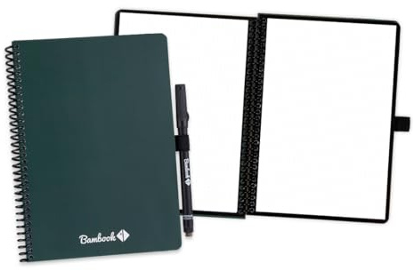 BAMBOOK - digitales notizbuch mit stift-A5-Farbenfroh Waldgrün-Gepunktet - Digital notebook