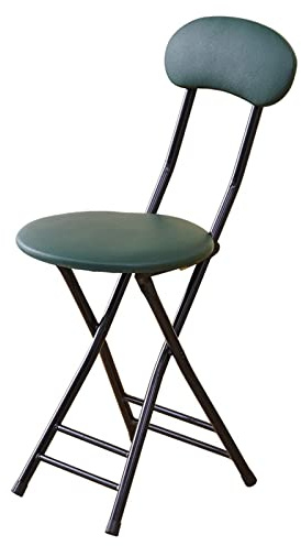 FANOYA Tragbarer Klapphocker, Gepolsterte Klappstühle, Barhocker Klappbar mit Lehne, Klapphocker Hoch, mit Rückenlehne, Fußstütze, Platzsparend
