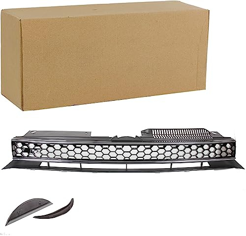 Sport Grill Kühlergrill Waben ohne Emblem Chrom Leisten