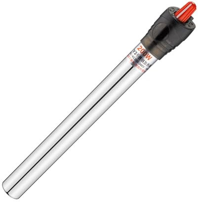 IXITAB Réchauffeur Thermostatique Automatique Électronique Tige Chauffage Acier Inoxydable Réservoir Poisson pour Contrôle Précis Température,200W