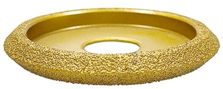 Folpus Muela de hormigón, amoladora de copa de diamante, ranura en forma de V, disco abrasivo multiusos para amoladora, accesorios de mármol, 10mm