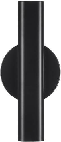 HANABASS Wandmontierte Blumenröhre im Nordischen Stil Wandvase aus Metall Trockenblumenhalter Vase für Blumenpräsentation Wanddekoration
