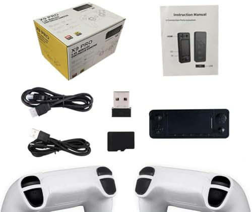64/128/256GB X9 PRO Game Stick 4K Retro Videogiochi Console di Gioco Classico Console Gamepad 64GB 30000+2.4G