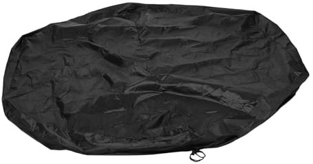MILISTEN Bunkerabdeckung Aufblasbare Poolabdeckung Tragbare Poolabdeckung Poolschutz Poolabdeckungen Schutzhülle Sandkastenabdeckung Kleine Beckenabdeckung Black Polyester (Polyester)