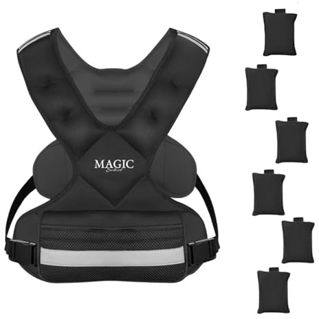 Giubbotto Zavorrato. Gilet Pesi da Allenamento. Gilet Pesi Sabbia con Peso Regolabile 5 kg,Pesi Inclusi. Giubbotto Zavorrato Compatto con Pesi per la Corsa, Palestra in Casa, Crossfit.