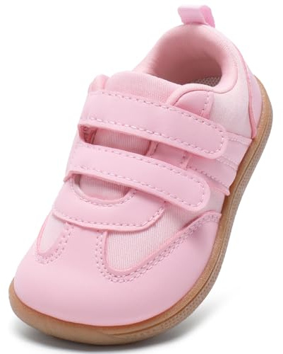 STQ KIDS Barefoot Niños Zapatillas Deportivas Niña Bebe Primeros Pasos | Moda Clásicas Calzado Respetuoso Non-Slip Descalzo con Caída Cero al Aire Libre para Mejor Regalo