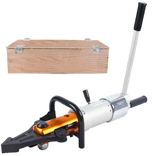 Hydraulische Rettungszange, 18 T Scherkraft, 5,5 T Spreizkraft, 360° Drehbar, Für Feuerwehr, Elektriker Und Klempner,Woodencasepacking