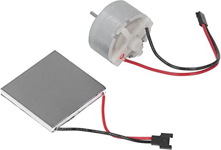 Fdit Motor de Ventilador con Chimenea de Latón Premium, Ventilador de Cocina de Ahorro de Energía, 1 Motor+1 Hoja de Generación de Energía, Instalación de Horno Rápido