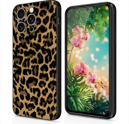 Compatible con Motorola Moto E13, Funda Antiderrame En TPU con Patrón Leopardo Creativo Único