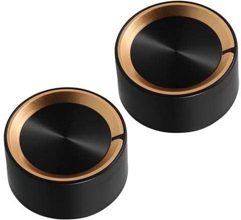 VILLCASE Boutons De Commande De Brûleur Pour Cuisinière à Gaz Remplacement Métal Boutons De Plaque De Cuisson De Rechange Pour Cuisinière Électrique Et Four