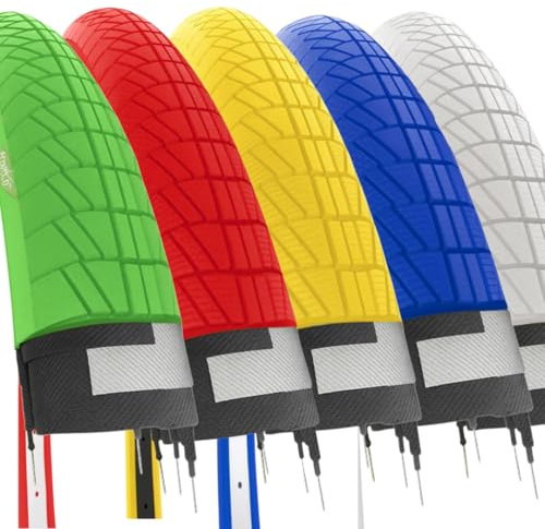 ECOVELO Copertoni Colorati Cubierta, Turquesa, 20 x 1,75