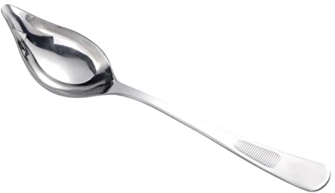 CLISPEED Cuchara de Salsa Inoxidable con Vertedor Pequeña Utensilio Cocina para Hogar y Restaurante