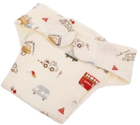 Beatifufu Wiederverwendbare Babywindelhose Baumwolle Waschbar Verstellbar Atmungsaktiv Für Säuglinge Mit Cartoon Motiv