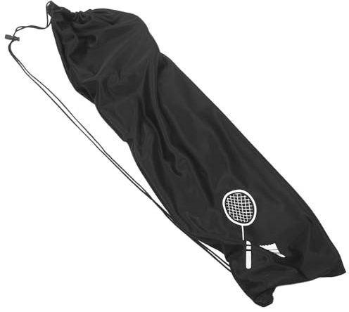 HONMEET Badmintonschläger Tasche aus Dickem Lint Material Leicht und Kompakt mit Kordelzug zum Einfachen Öffnen Praktische Aufbewahrung für Badminton schläger Tragbar für Damen und Herren