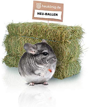 heukoenig.de - Heuballen - aus Wiesenheu - für Kaninchen, Meerschweinchen, Pferde - aus Deutscher Ernte (1 Ballen)