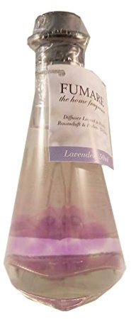 Raumduft mit Perlen - Diffuser mit 6 Stäbchen - 50ml Duftöl Lufterfrischer verschiedene Düfte (Lavendel)