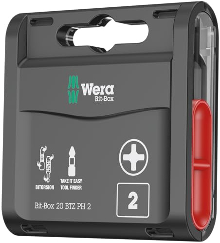 Wera 05057751001 Bit-Sortiment, Bit-Box 20 BTZ PH 2, 20-teilig