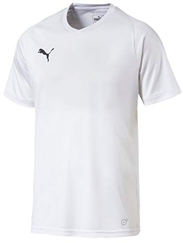 Puma Homme Liga Jersey Core Maillot, Puma White-Puma Black, XL EU