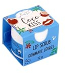 BadeFee Lippenpeeling Kiss – Sanfte Pflege für glatte & weiche Lippen, made in Germany (15 ml, Coco Kiss)