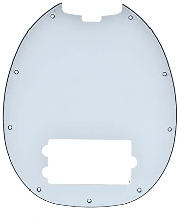 KAISH Bass-Schlagbrett, passend für Musicman Classic 4-saitige StingRay Bassmodelle, Weiß, 3-lagig