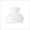 LUMIS Glass Oil Lamp Cowl Lampshade Cover, Large, Width at Base: 19cm Dia. (7½), White