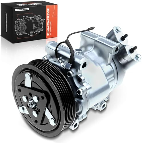 Frankberg Compresor de aire acondicionado con embrague, diésel | Compatible con: M.e.g.a.n.e I Clásico LA0/1, Clio II BB CB, M.e.g.a.n.e I BA0/1, M.e.g.a.n.e Scenic JA0/1