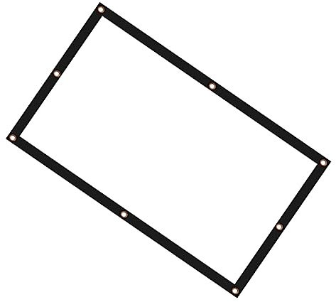 HEMOTON Pantalla De Proyección Blanca Alta Gama Pantalla Especial para Empresas Educación Cine Casa