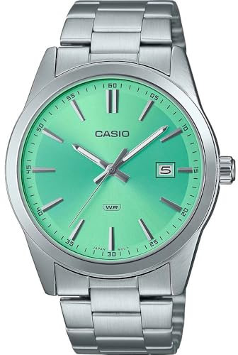 Casio Orologio Casual Smartwatch Argento Resistente all'Acqua 10 Metri MTP-VD03D-3A2UDF