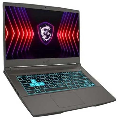 MSI Thin A15 B7VE-040XES - Ordenador portátil de 15.6 Full HD (AMD Ryzen 7 7735HS, 16GB RAM, 512GB SSD, NVIDIA GeForce RTX 4050, Sin Sistema operativo) Color Gris - Teclado QWERTY español
