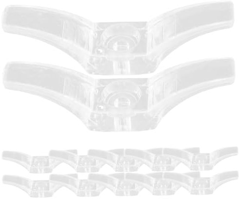 ABOOFAN 12pcs Curtain Holder Blind Cord Cleats Easy Install Replacement Drawstring Cord for Window Blinds French Cleat