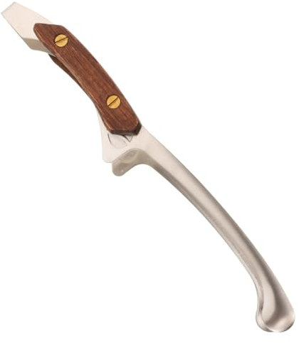 VOSAREA Wooden Handle Barbecue Tongs Stainless Steel Non-Slip for Cooking Grilling Food Serving Camping Outdoor Use