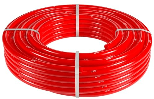 8mm x 14mm Red Vacuum Silicone Tubing Tube Hose for Engine 2 Metre