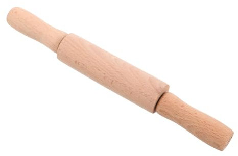 GARVALON Inspired Mini Rolling Pin Wooden Pastry Tool for Boy Girl for Holiday Decor and